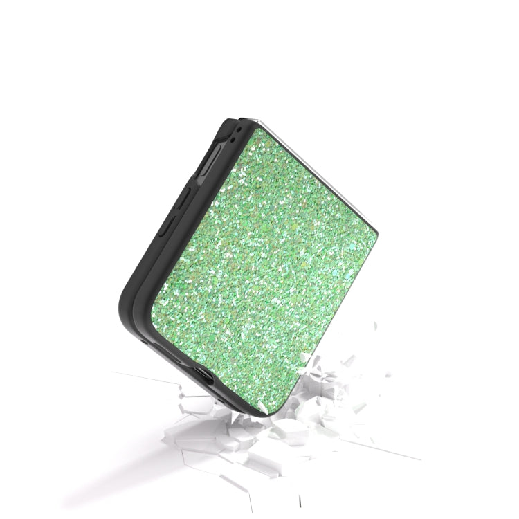 For Xiaomi Mix Flip Black Frame Colorful Glitter Phone Case