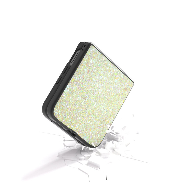 For Xiaomi Mix Flip Black Frame Colorful Glitter Phone Case