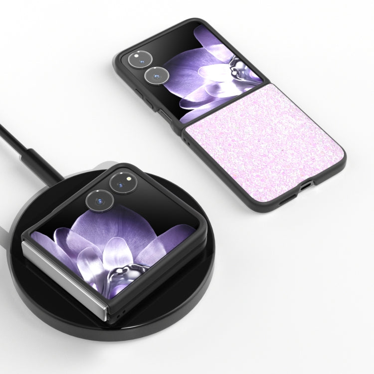 For Xiaomi Mix Flip Black Frame Colorful Glitter Phone Case