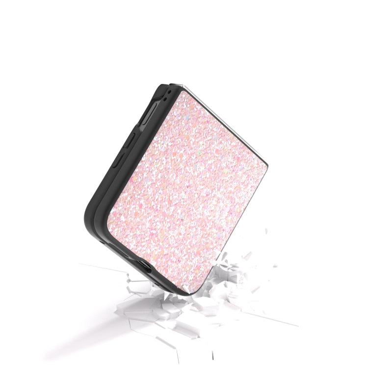 For Xiaomi Mix Flip Black Frame Colorful Glitter Phone Case