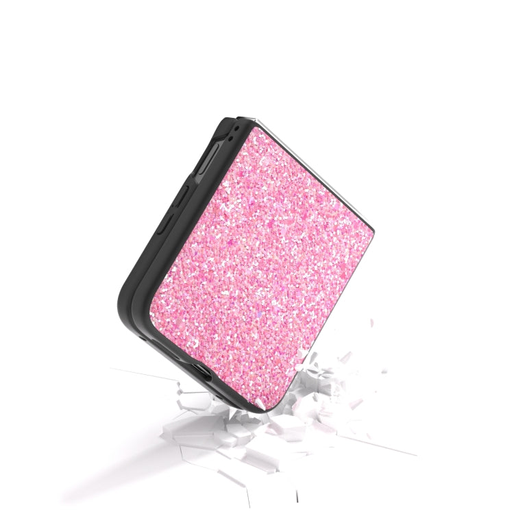 For Xiaomi Mix Flip Black Frame Colorful Glitter Phone Case
