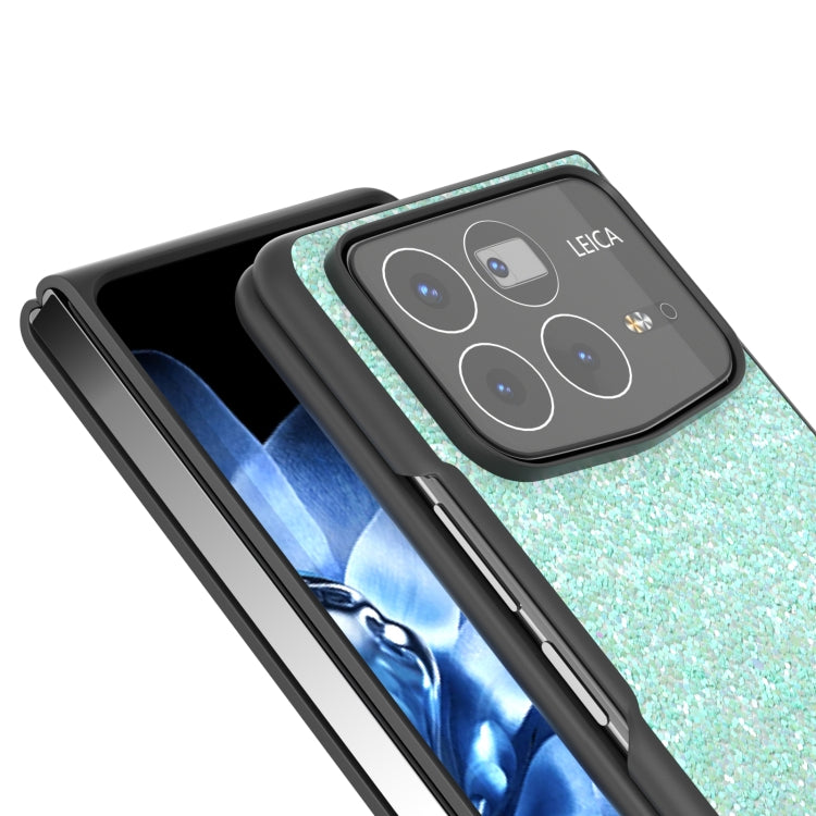 For Xiaomi Mix Fold 4 Black Frame Colorful Glitter Phone Case