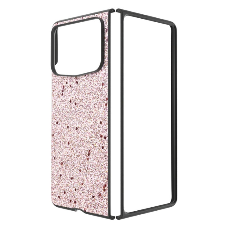For Xiaomi Mix Fold 4 Glitter Full Coverage PU + PC Phone Case