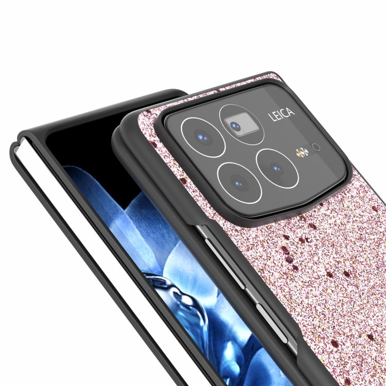 For Xiaomi Mix Fold 4 Glitter Full Coverage PU + PC Phone Case