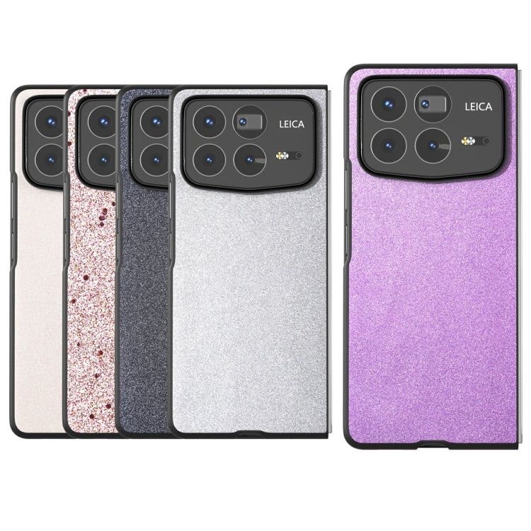 For Xiaomi Mix Fold 4 Glitter Full Coverage PU + PC Phone Case