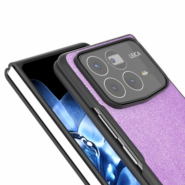 For Xiaomi Mix Fold 4 Glitter Full Coverage PU + PC Phone Case