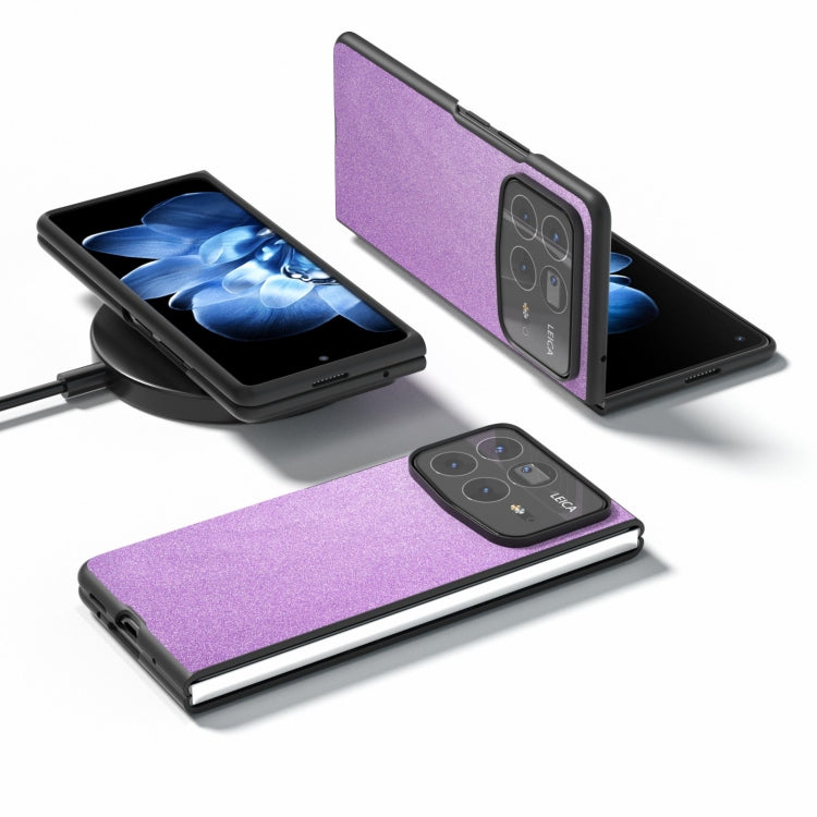 For Xiaomi Mix Fold 4 Glitter Full Coverage PU + PC Phone Case