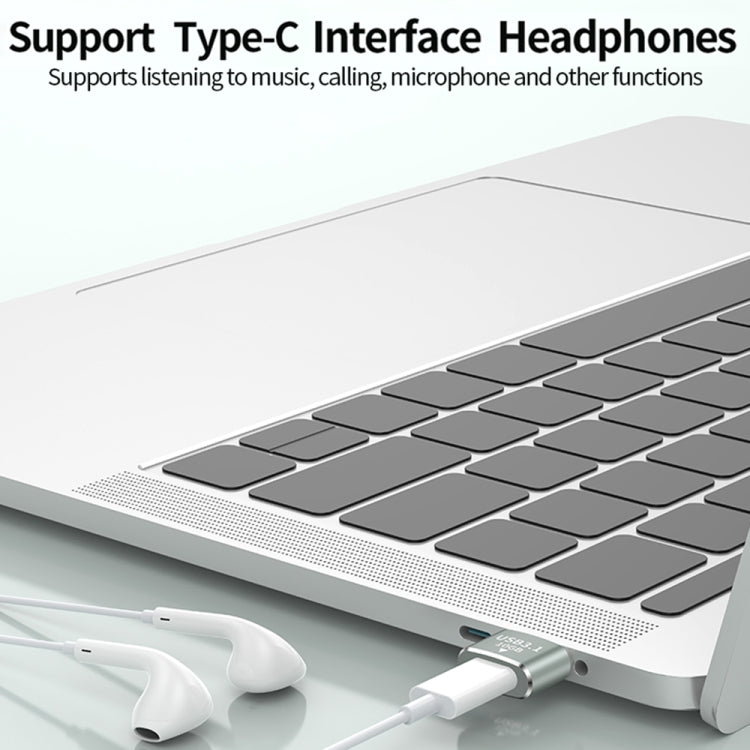 120W 10Gbps USB3.1 Male to USB-C / Type-C Female OTG Mini Adapter