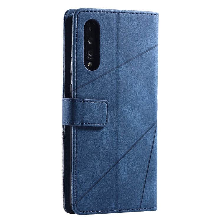 For Samsung Galaxy A70s Skin Feel Splicing Horizontal Flip Leather Case with Holder & Card Slots & Wallet & Photo Frame