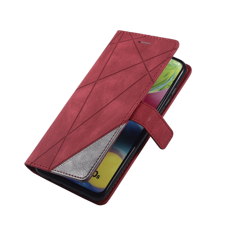For Samsung Galaxy A70s Skin Feel Splicing Horizontal Flip Leather Case with Holder & Card Slots & Wallet & Photo Frame