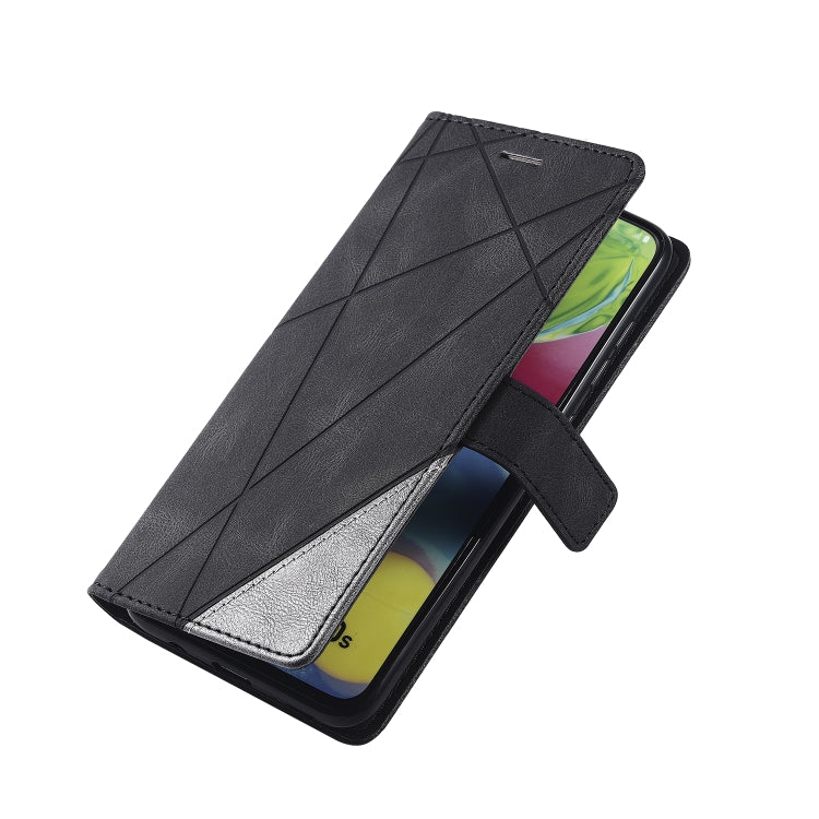 For Samsung Galaxy A70s Skin Feel Splicing Horizontal Flip Leather Case with Holder & Card Slots & Wallet & Photo Frame