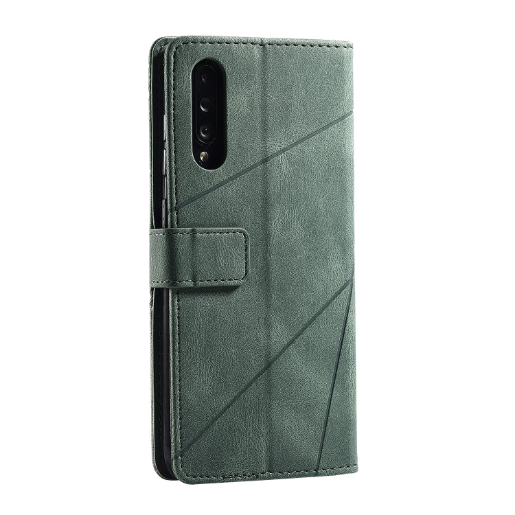 For Samsung Galaxy A70s Skin Feel Splicing Horizontal Flip Leather Case with Holder & Card Slots & Wallet & Photo Frame
