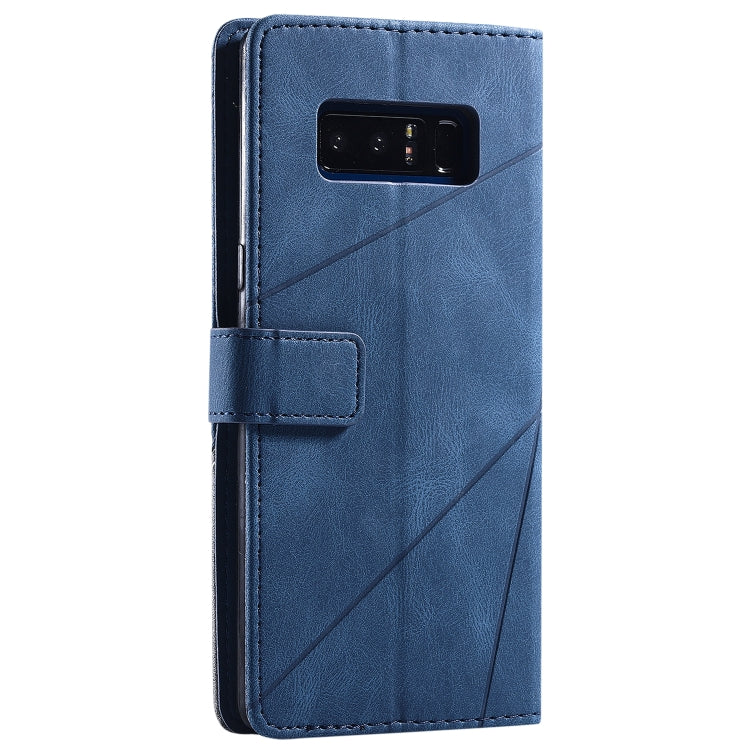 For Samsung Galaxy Note 8 Skin Feel Splicing Horizontal Flip Leather Case with Holder & Card Slots & Wallet & Photo Frame