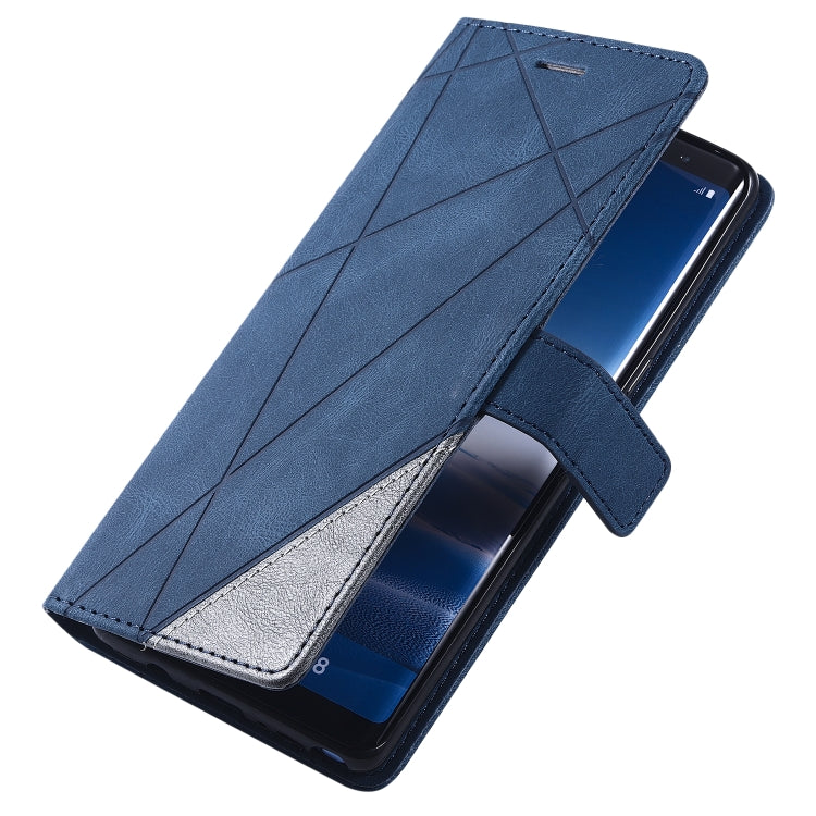 For Samsung Galaxy Note 8 Skin Feel Splicing Horizontal Flip Leather Case with Holder & Card Slots & Wallet & Photo Frame