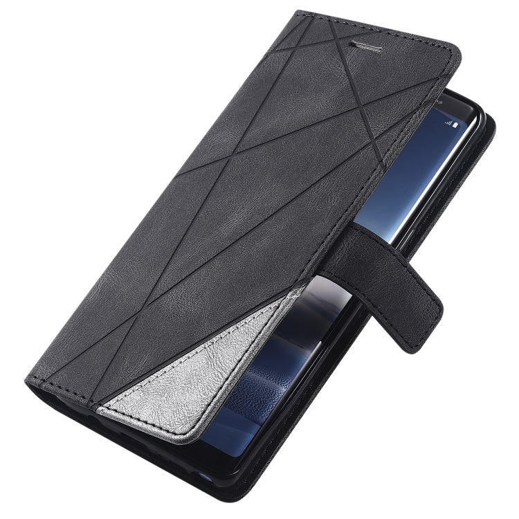 For Samsung Galaxy Note 8 Skin Feel Splicing Horizontal Flip Leather Case with Holder & Card Slots & Wallet & Photo Frame