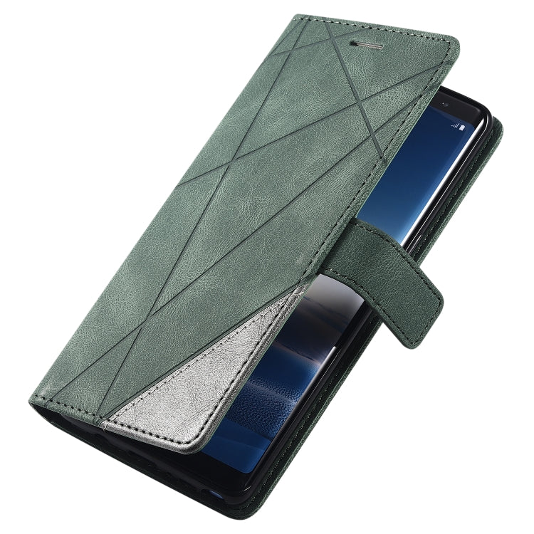 For Samsung Galaxy Note 8 Skin Feel Splicing Horizontal Flip Leather Case with Holder & Card Slots & Wallet & Photo Frame