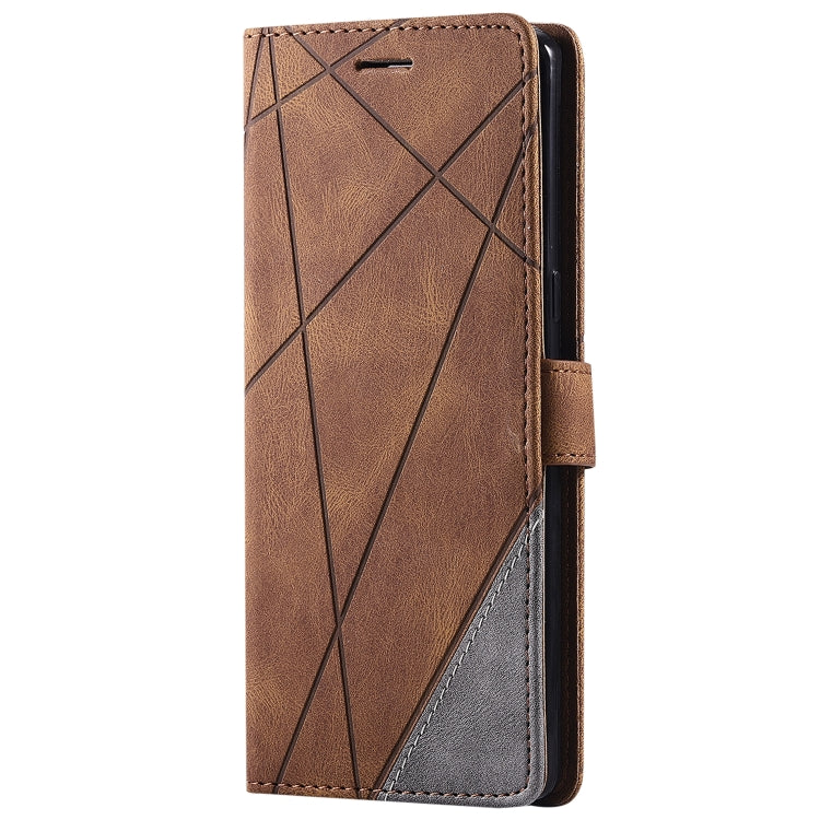 For Samsung Galaxy Note 8 Skin Feel Splicing Horizontal Flip Leather Case with Holder & Card Slots & Wallet & Photo Frame