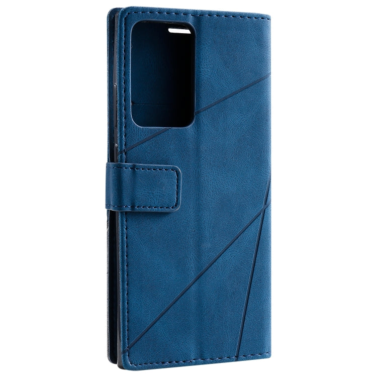 For Samsung Galaxy Note20 Ultra Skin Feel Splicing Horizontal Flip Leather Case with Holder & Card Slots & Wallet & Photo Frame