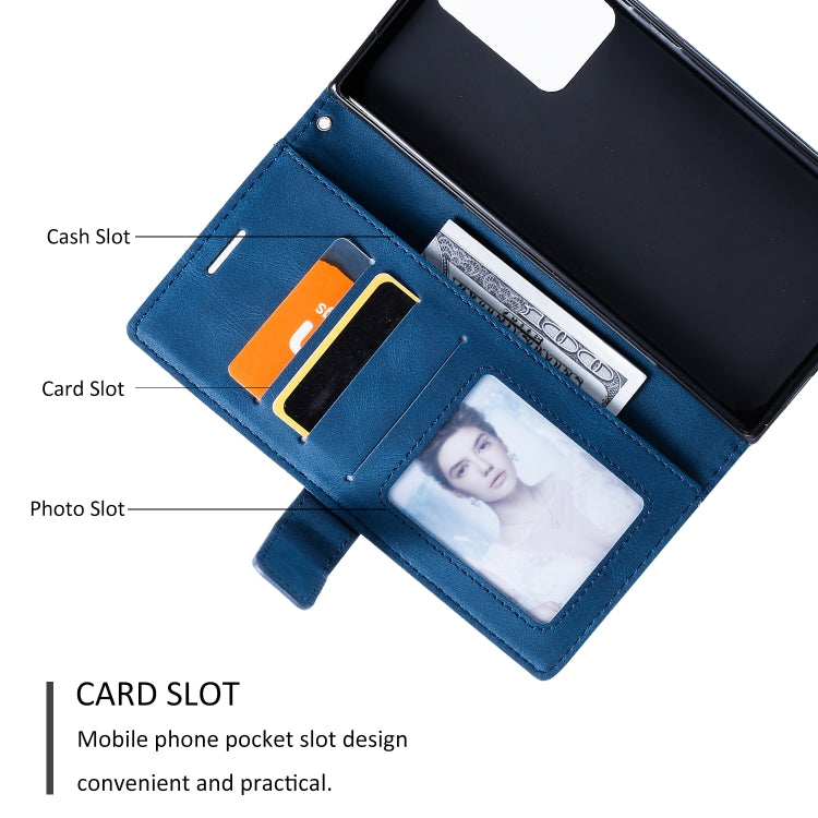 For Samsung Galaxy Note20 Ultra Skin Feel Splicing Horizontal Flip Leather Case with Holder & Card Slots & Wallet & Photo Frame