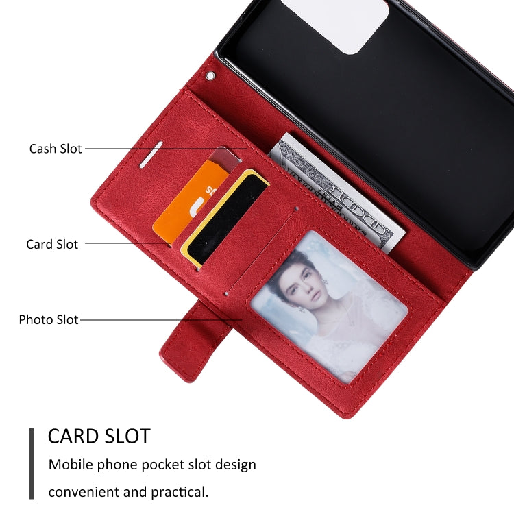 For Samsung Galaxy Note20 Ultra Skin Feel Splicing Horizontal Flip Leather Case with Holder & Card Slots & Wallet & Photo Frame