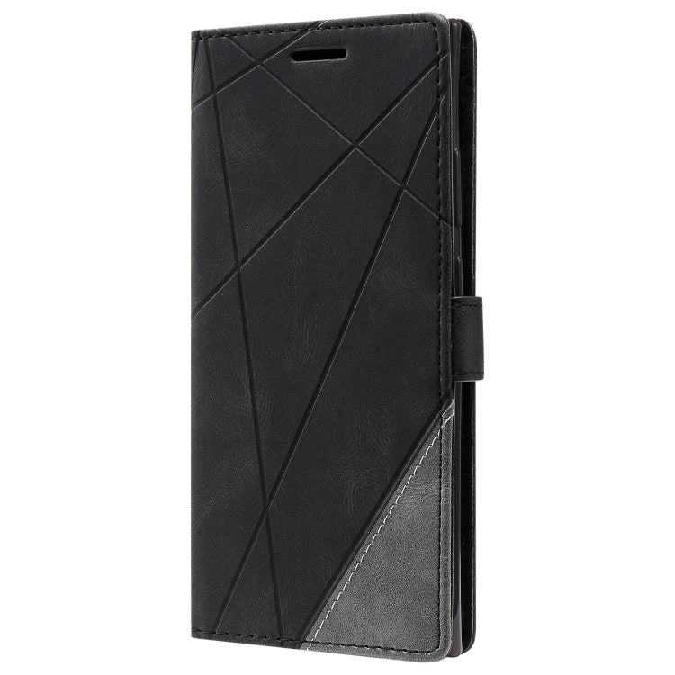 For Samsung Galaxy Note20 Ultra Skin Feel Splicing Horizontal Flip Leather Case with Holder & Card Slots & Wallet & Photo Frame