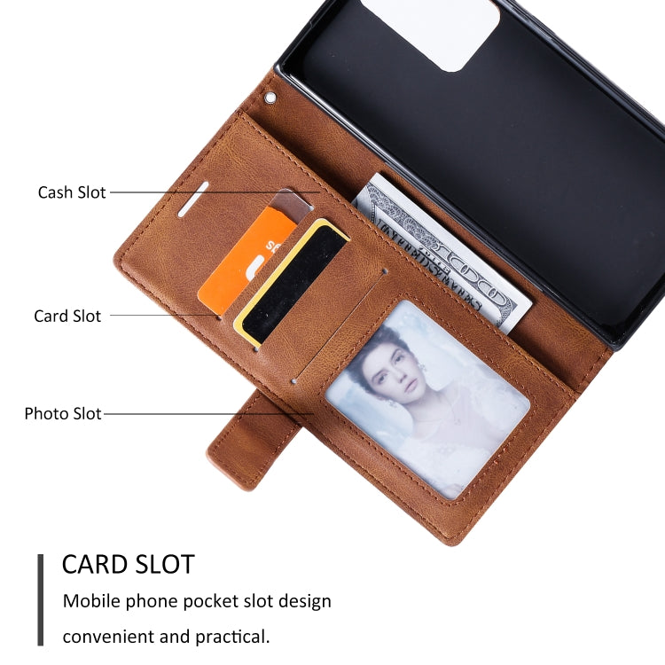 For Samsung Galaxy Note20 Ultra Skin Feel Splicing Horizontal Flip Leather Case with Holder & Card Slots & Wallet & Photo Frame