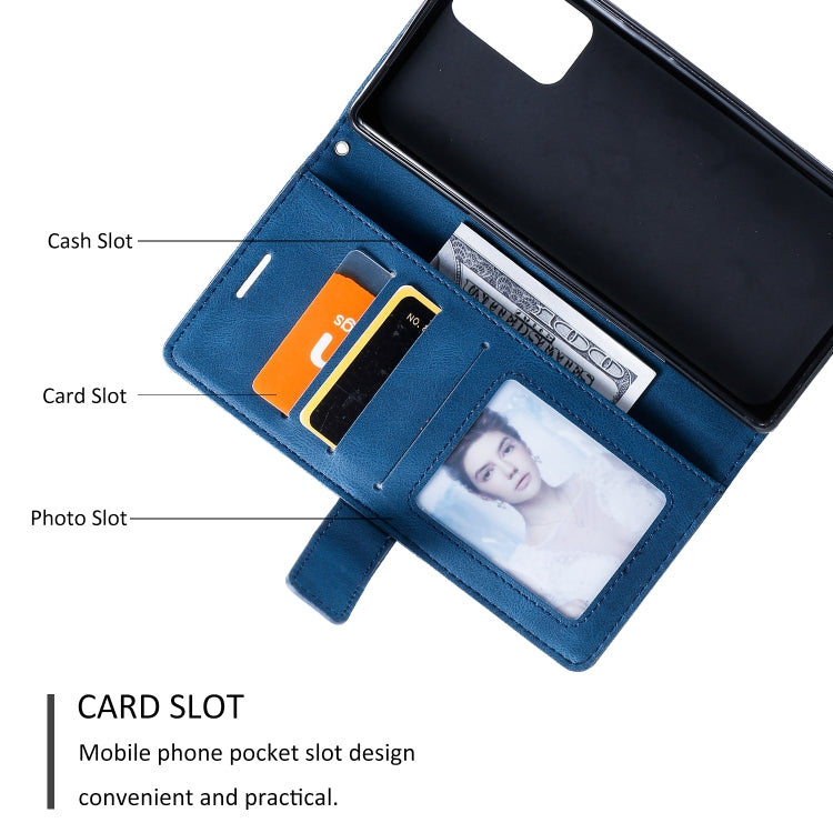 For Samsung Galaxy Note20 Skin Feel Splicing Horizontal Flip Leather Case with Holder & Card Slots & Wallet & Photo Frame