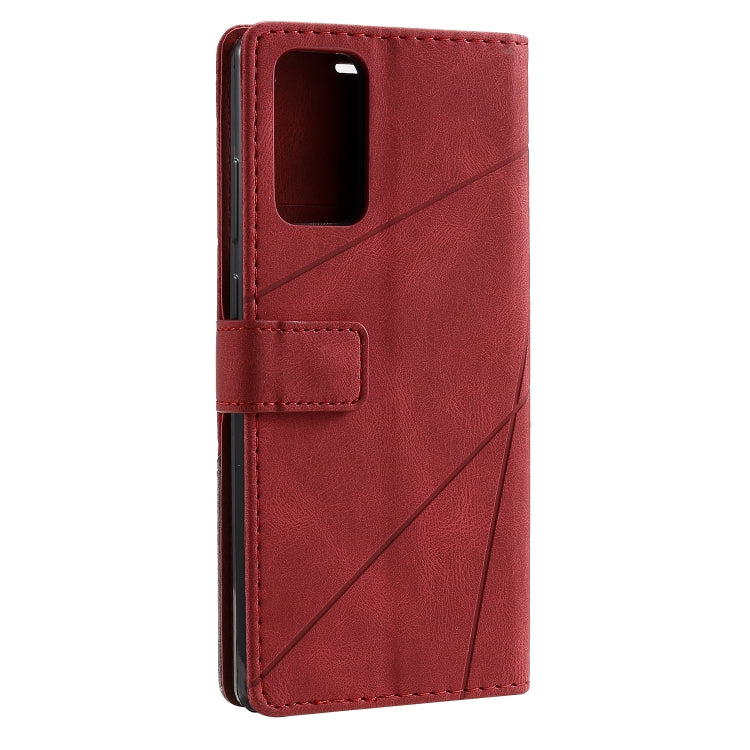 For Samsung Galaxy Note20 Skin Feel Splicing Horizontal Flip Leather Case with Holder & Card Slots & Wallet & Photo Frame