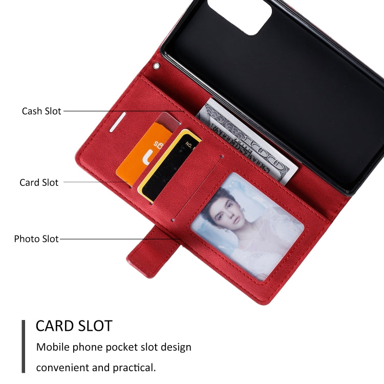 For Samsung Galaxy Note20 Skin Feel Splicing Horizontal Flip Leather Case with Holder & Card Slots & Wallet & Photo Frame