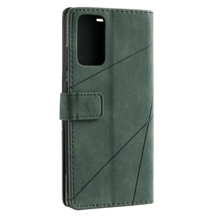 For Samsung Galaxy Note20 Skin Feel Splicing Horizontal Flip Leather Case with Holder & Card Slots & Wallet & Photo Frame