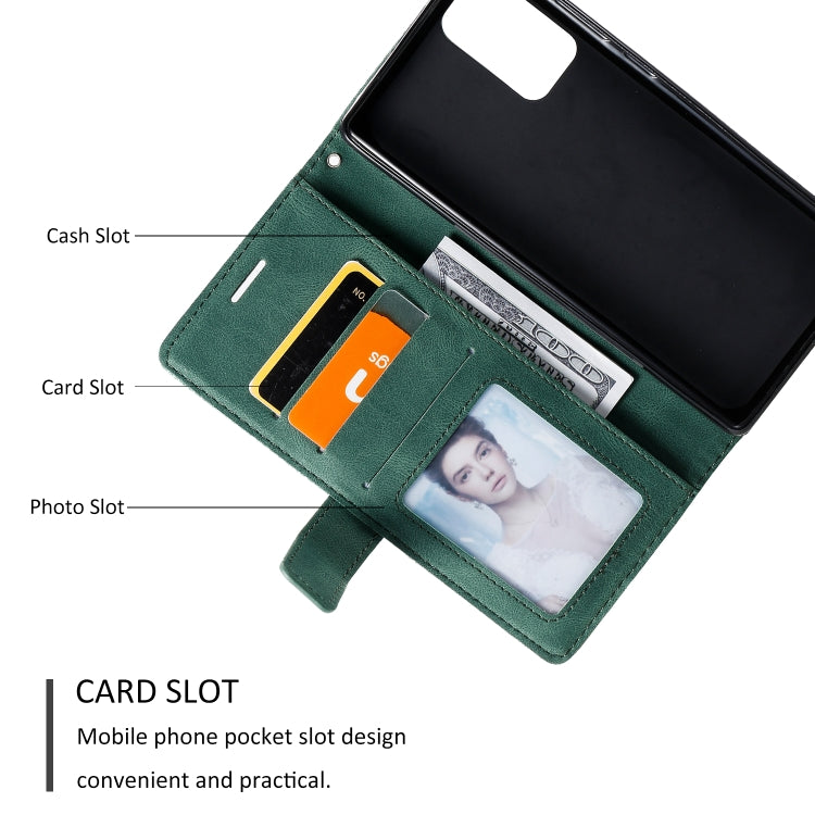 For Samsung Galaxy Note20 Skin Feel Splicing Horizontal Flip Leather Case with Holder & Card Slots & Wallet & Photo Frame
