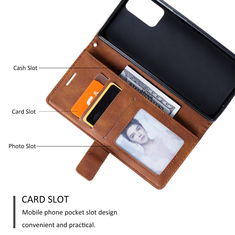 For Samsung Galaxy Note20 Skin Feel Splicing Horizontal Flip Leather Case with Holder & Card Slots & Wallet & Photo Frame