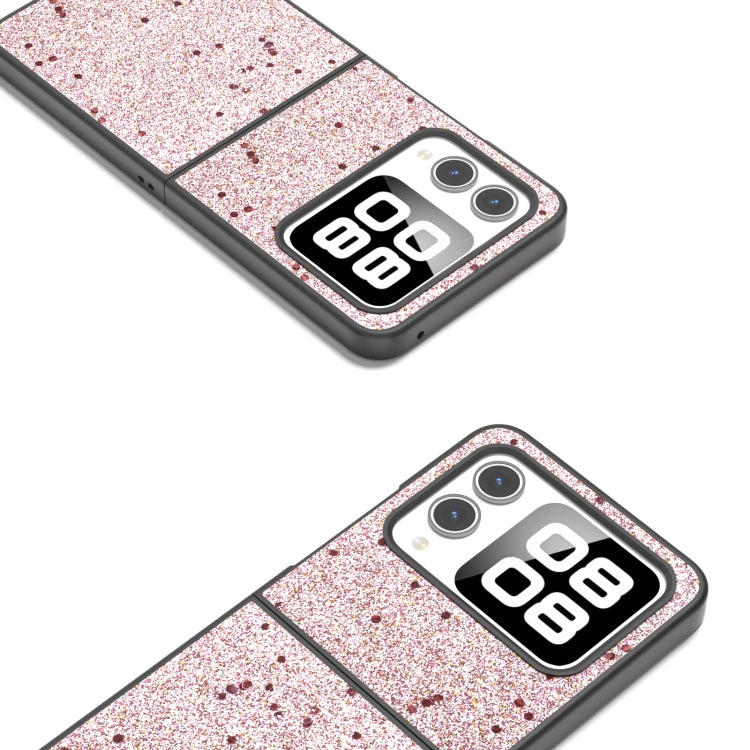 For Huawei nova Flip Glitter Full Coverage PU + PC Phone Case