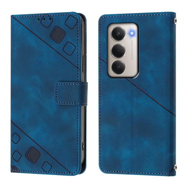 For Redmi 15 5G / 4G EU 171mm Skin-feel Embossed Leather Phone Case