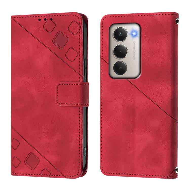 For Redmi 15 5G / 4G EU 171mm Skin-feel Embossed Leather Phone Case