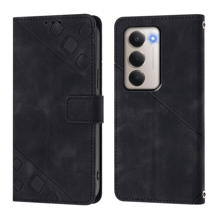 For Redmi 15 5G / 4G EU 171mm Skin-feel Embossed Leather Phone Case