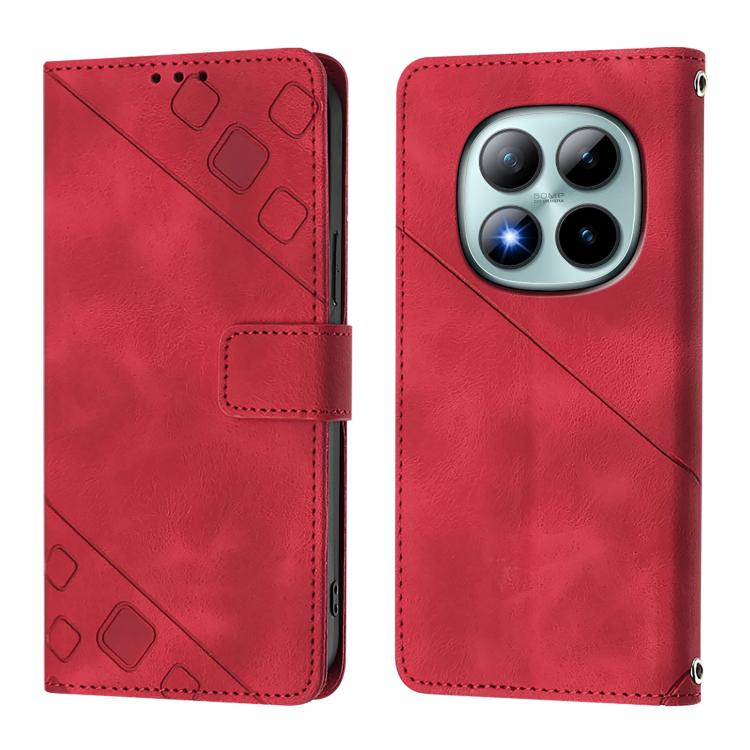 For Redmi Note 15 Pro+ 5G Global 163.3mm Skin-feel Embossed Leather Phone Case