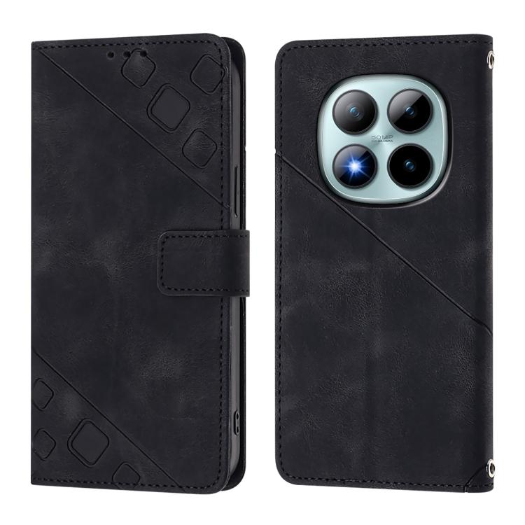 For Redmi Note 15 Pro+ 5G Global 163.3mm Skin-feel Embossed Leather Phone Case