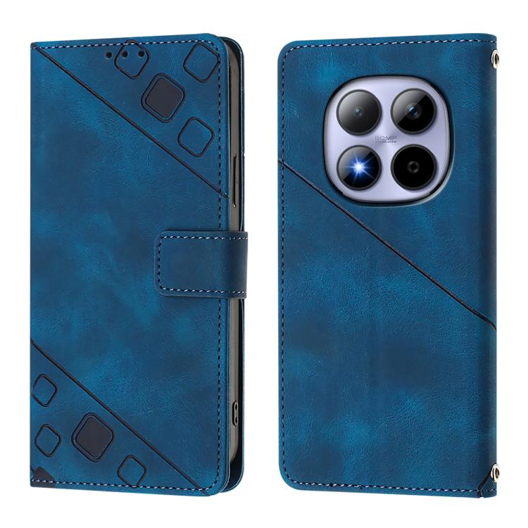 For Redmi Note 15 Pro 5G Global 163.6mm Skin-feel Embossed Leather Phone Case