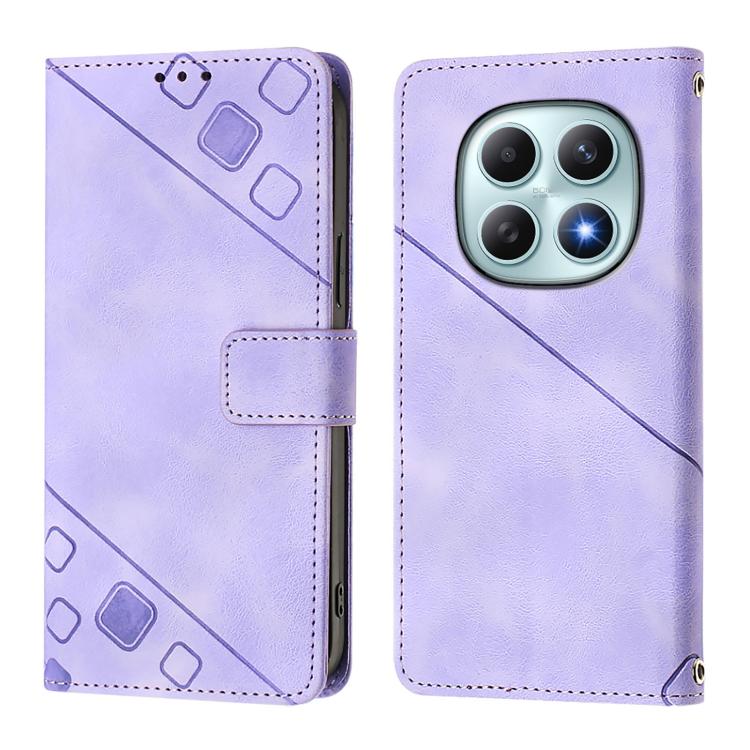 For Redmi Note 15 4G / 5G Global 164mm Skin-feel Embossed Leather Phone Case