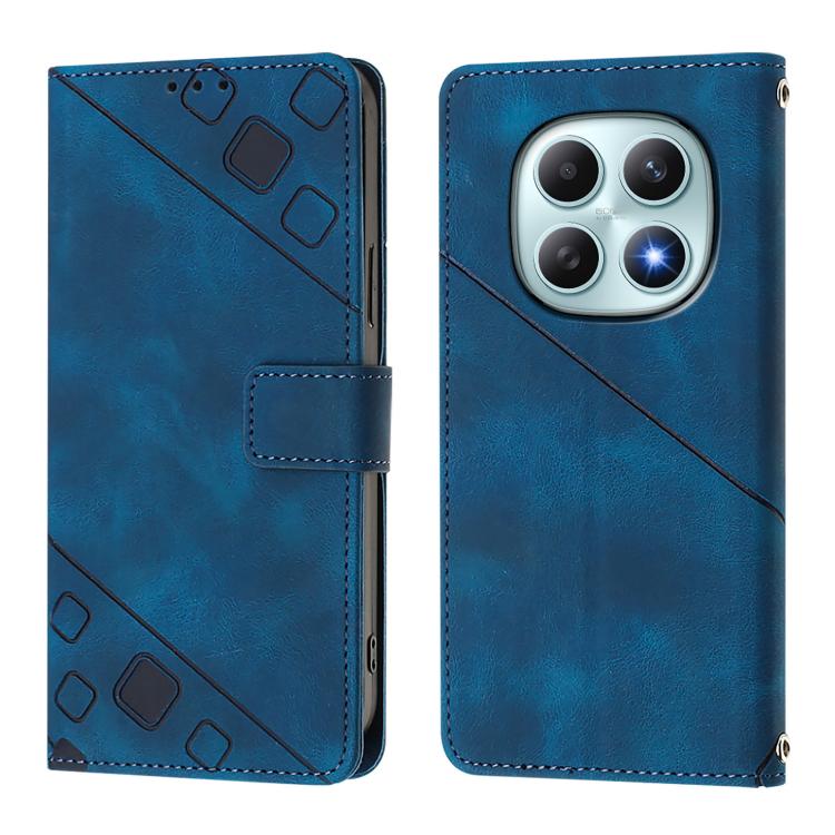 For Redmi Note 15 4G / 5G Global 164mm Skin-feel Embossed Leather Phone Case