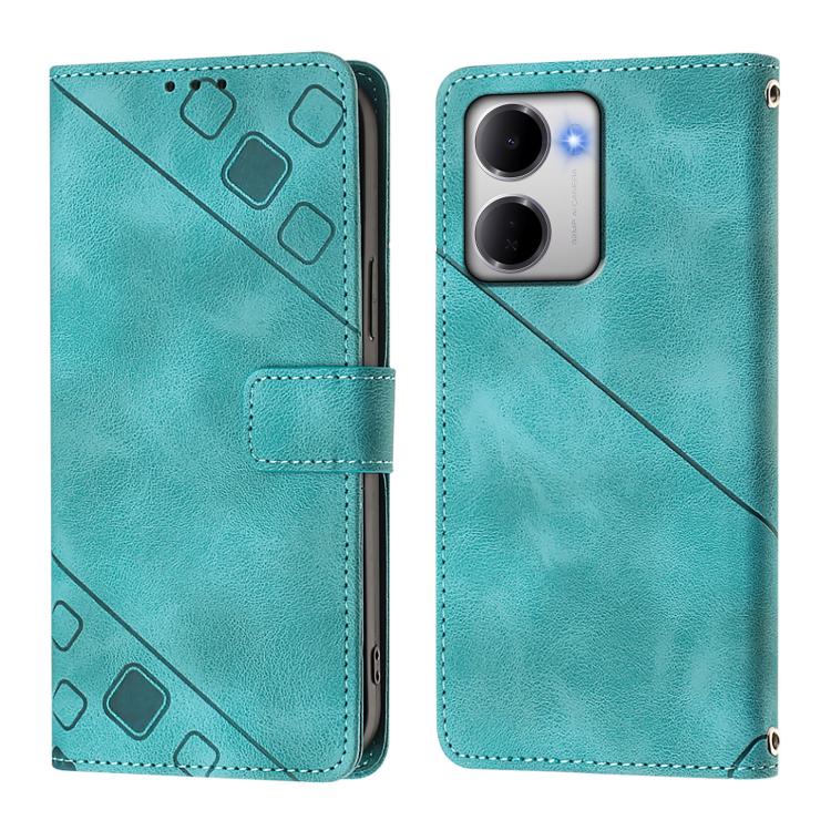 For Redmi 15a 5G Global Skin-feel Embossed Leather Phone Case