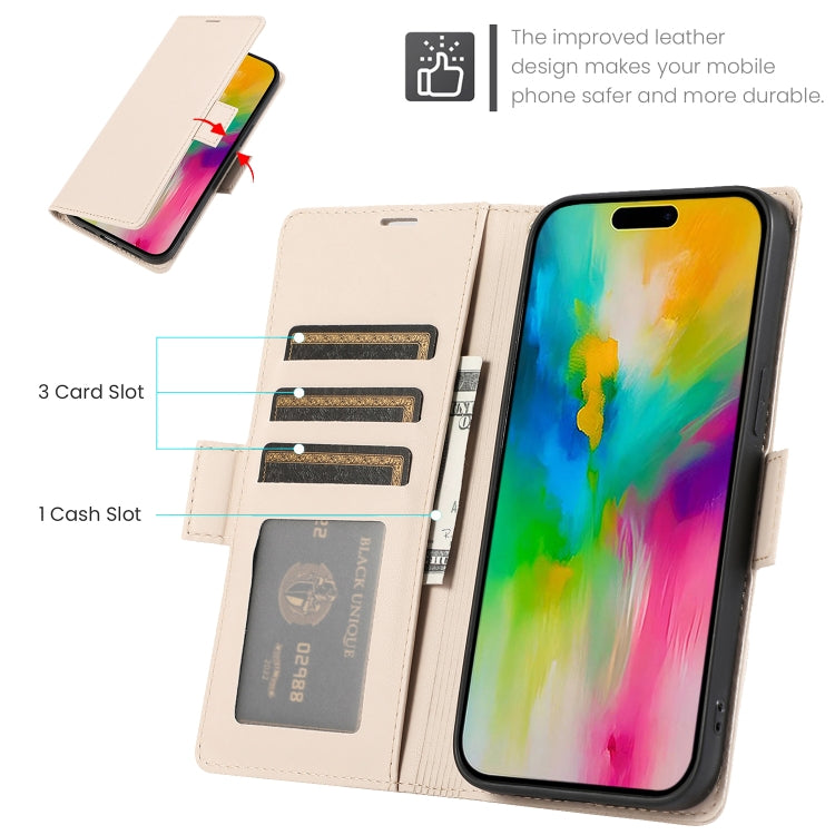 For iPhone 11 Pro Side Buckle RFID Anti-theft Leather Phone Case