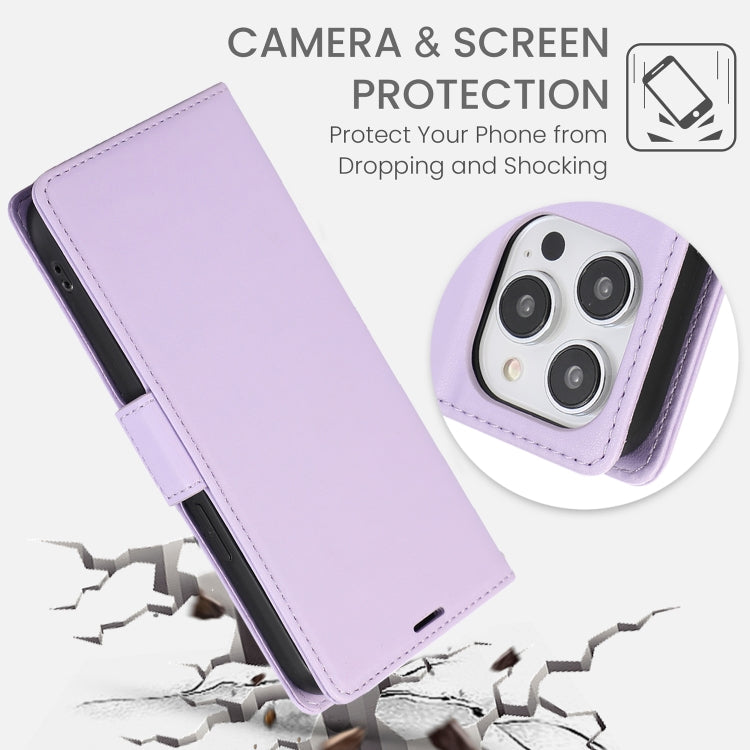 For iPhone 12 / 12 Pro Side Buckle RFID Anti-theft Leather Phone Case