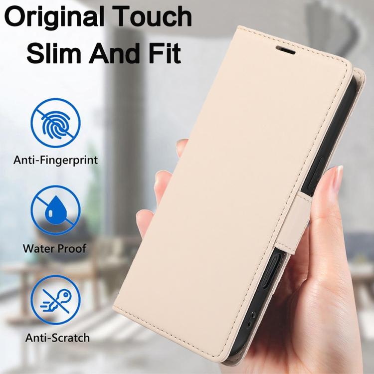 For iPhone 17 Side Buckle RFID Anti-theft Leather Phone Case