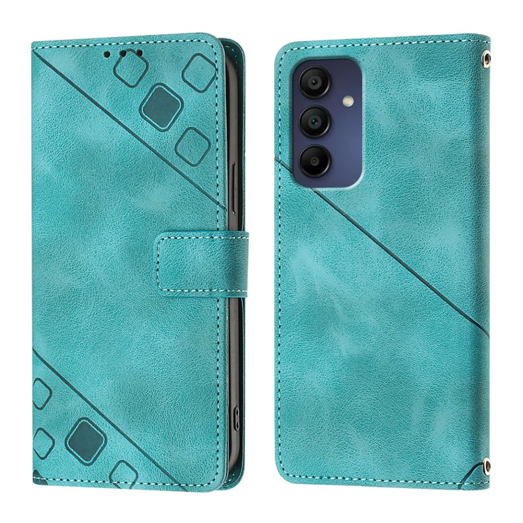 For Samsung Galaxy A16 5G Skin-feel Embossed Leather Phone Case