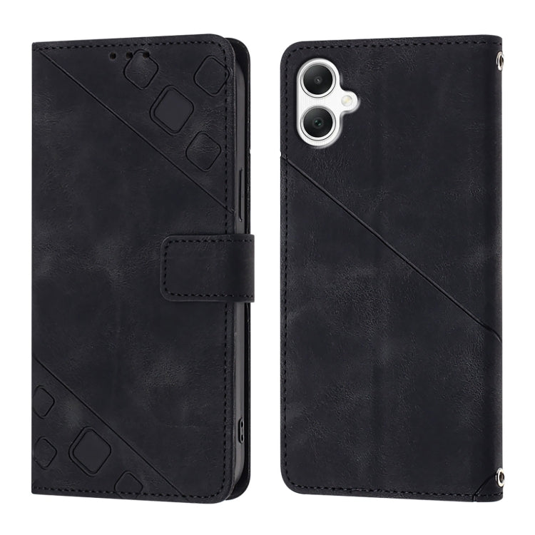 For Samsung Galaxy A06 4G Skin-feel Embossed Leather Phone Case