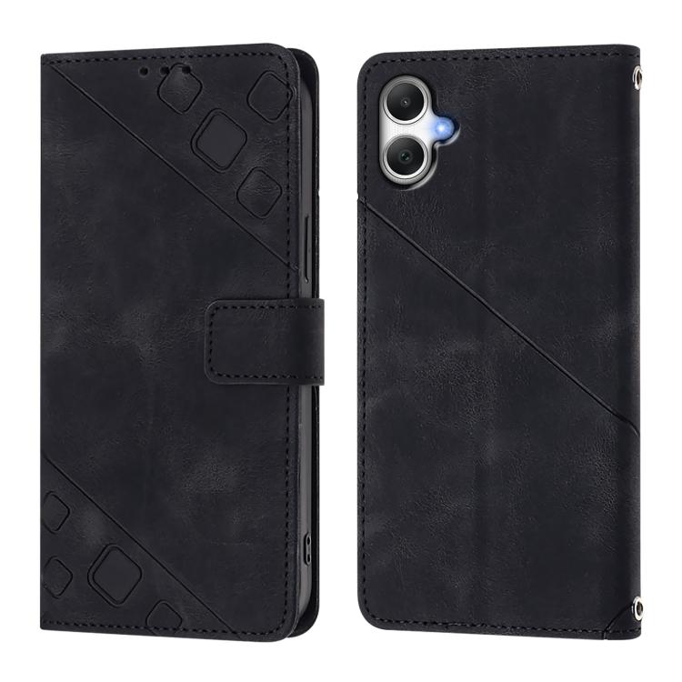 For Samsung Galaxy A07 4G Skin-feel Embossed Leather Phone Case