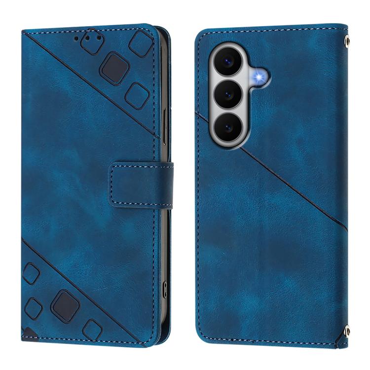 For Samsung Galaxy A27 5G Skin-feel Embossed Leather Phone Case