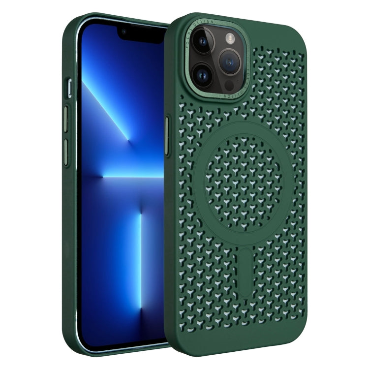 For iPhone 13 Pro Ice Feeling Cooling MagSafe Magnetic Phone Case